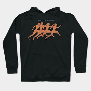 Ancient Greek Winged Runners Hoodie